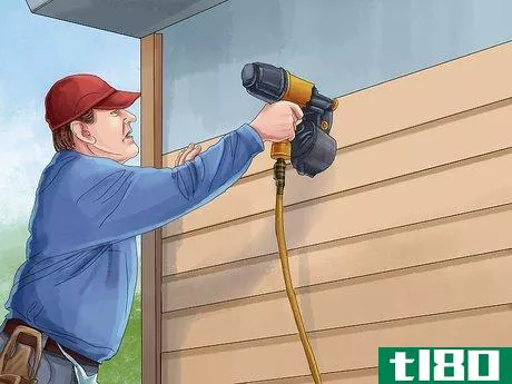 Image titled Install Exterior Siding Step 1