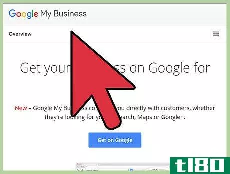 Image titled Get a Free Business Listing in Google Local Step 1