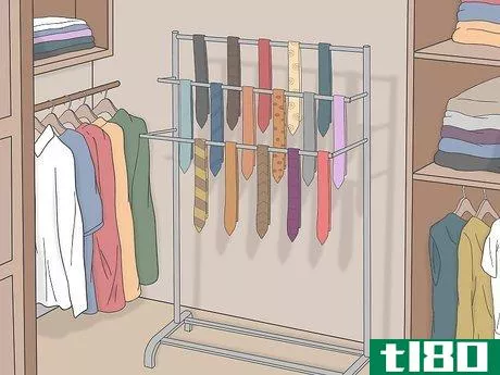 Image titled Hang Ties in a Closet Step 3