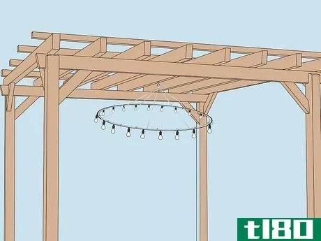 Image titled Hang Pergola Lights Step 13