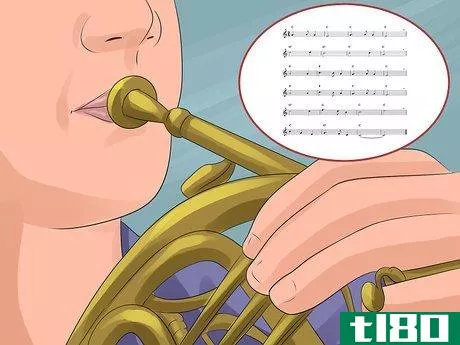 Image titled Play the French Horn Step 10