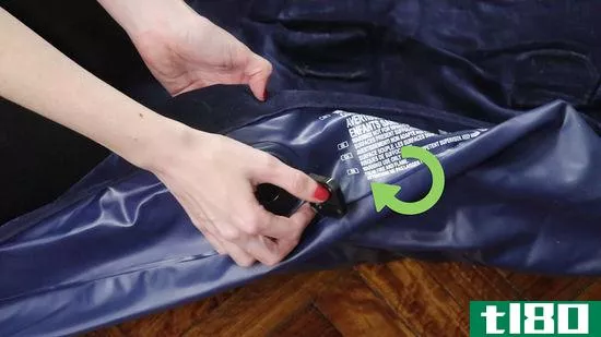 如何给气垫充气(inflate an air mattress)
