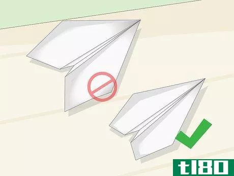 Image titled Improve the Design of any Paper Airplane Step 2