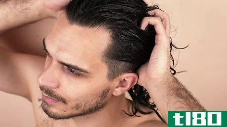 Image titled Get a Wet Look Hairstyle for Men Step 1