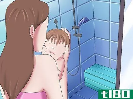 Image titled Give Your Baby a Bath when Traveling Step 5