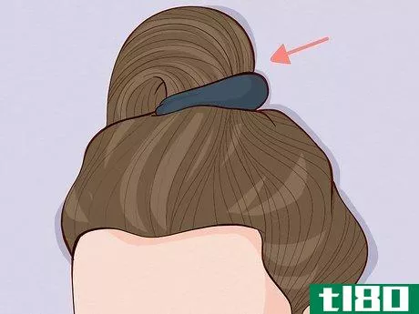 Image titled Get Wavy Hair Overnight with a Bun Step 3
