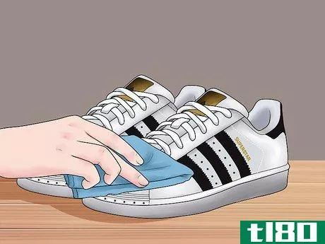 Image titled Keep White Adidas Superstar Shoes Clean Step 9