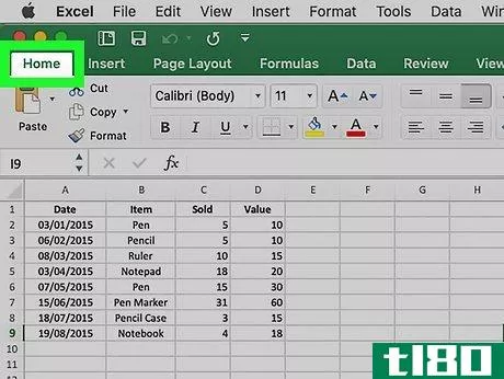 Image titled Insert Rows in Excel Using a Shortcut on PC or Mac Step 9