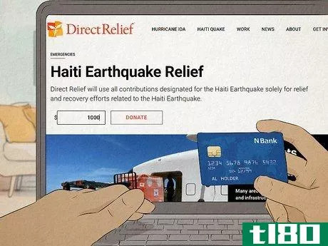 Image titled Help Haiti Earthquake Victims Step 2