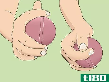 Image titled Grip the Ball to Bowl Offspin Step 5