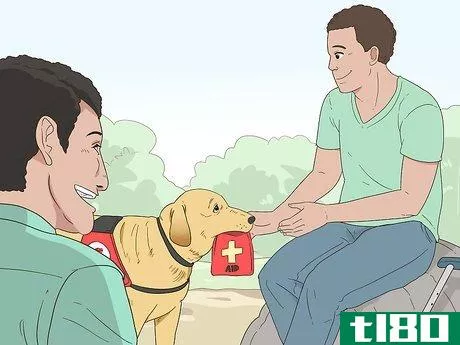 Image titled Interact With Someone With a Service Animal Step 6