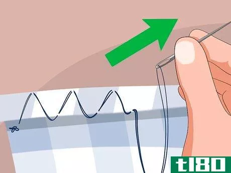 Image titled Hand Stitch a Rolled Hem Step 7