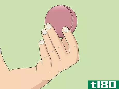 Image titled Grip the Ball to Bowl Offspin Step 2
