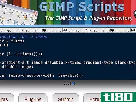 如何将脚本安装到gimp中(install scripts into gimp)
