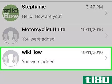 Image titled Invite Users to a Group Chat on WhatsApp Step 2