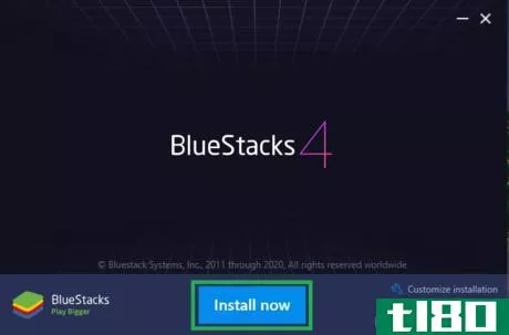 Image titled BlueStacks Install Now.png