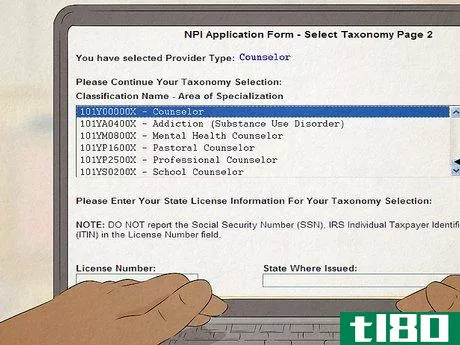 Image titled Get an NPI Number for Counseling Step 5