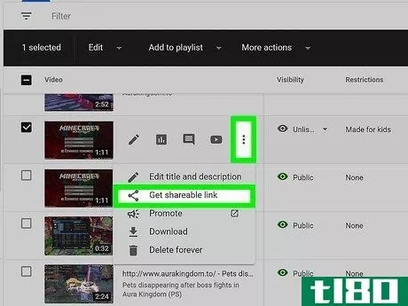 Image titled Get Links for Unlisted YouTube Videos Step 5