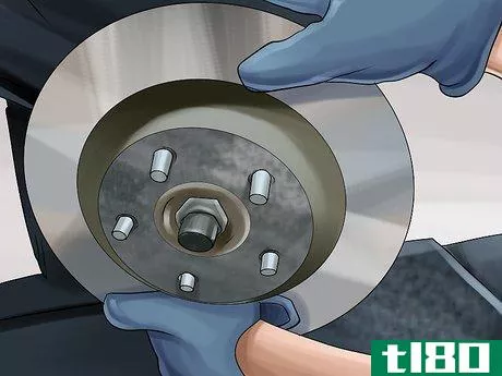 Image titled Install the Front Rotors and Brake Pads on Nissan Sentra 2.0L SR 2010 Step 6