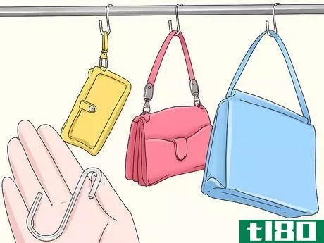如何把钱包挂在壁橱里(hang purses in a closet)