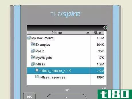 Image titled Install Ndless on a TI‐Nspire Step 11