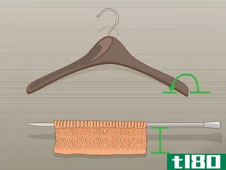 Image titled Knit a Coat Hanger Cover Step 6