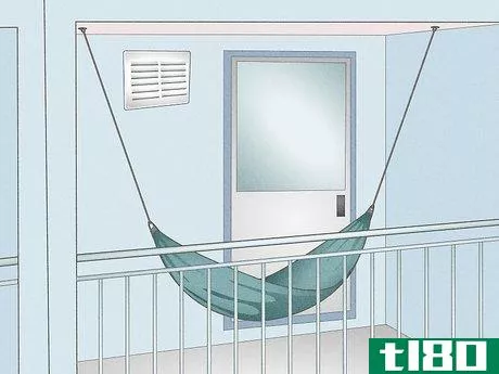 Image titled Hang a Hammock on an Apartment Balcony Step 11