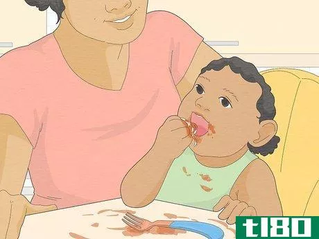 Image titled Get Your Toddler to Eat with Utensils Step 14