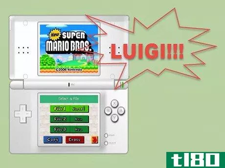Image titled Get Luigi on New Super Mario Bros. DS Step 6
