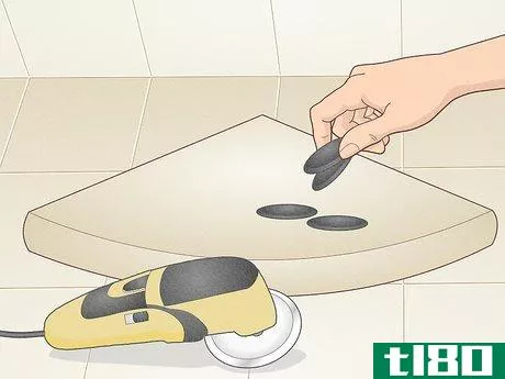 Image titled Install a Shower Corner Shelf Step 1
