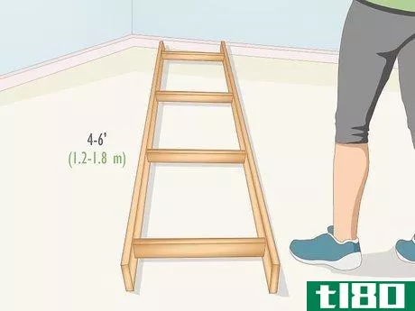 如何把梯子挂在墙上(hang a ladder on a wall)