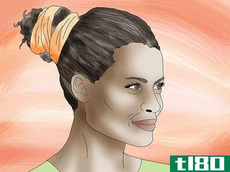 Image titled Maintain Black Hair During Exercise Step 1