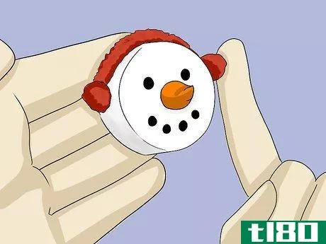 Image titled Make a Tealight Snowman Step 9