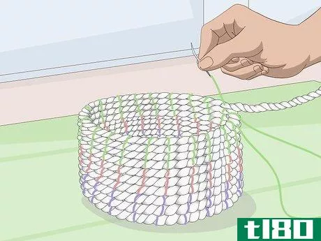 Image titled Make a Rope Basket Step 27