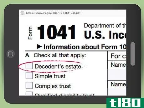 Image titled Obtain a Tax ID Number for an Estate Step 2