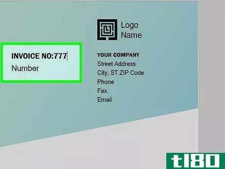 Image titled Make Invoices in Word Step 12