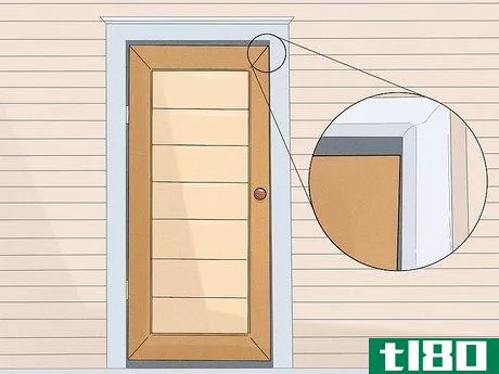 Image titled Level a Door Step 1