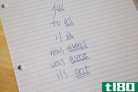Image titled Learn Past Tense Verbs in French Step 4Bullet5
