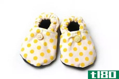 Image titled Make Fabric Baby Shoes Step 20