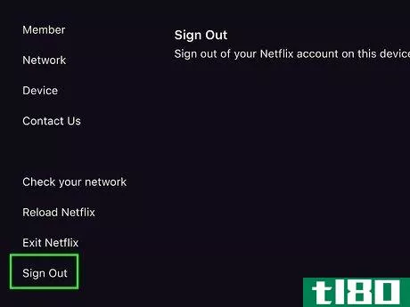 Image titled Log Out of Netflix on TV Step 4