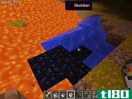 Image titled Make Obsidian in Minecraft Step 10