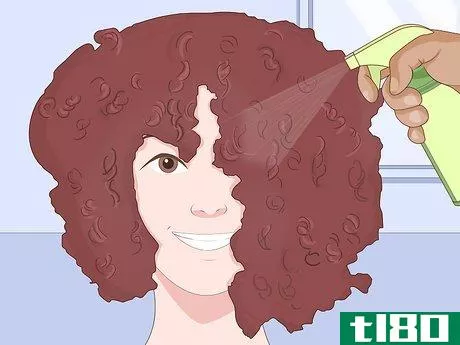 Image titled Make Straight Hair Into Afro Hair Step 9