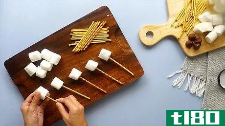 如何制作dreidel棉花糖汽水(make dreidel marshmallow pops)