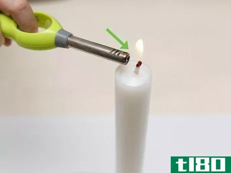 Image titled Light a Candle Without Touching the Wick Step 4