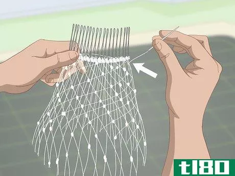 Image titled Make a Birdcage Veil Step 8