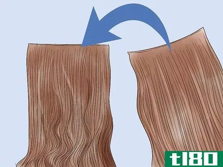 Image titled Make Hair Extensions Step 9