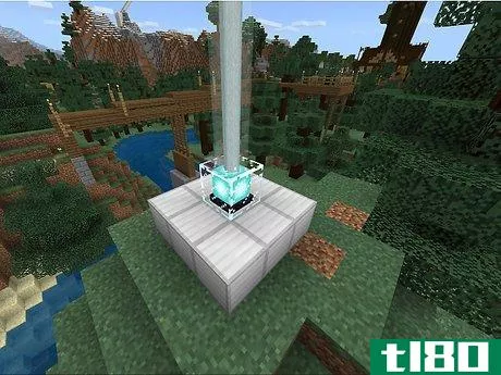 Image titled Make a Beacon in Minecraft Step 1