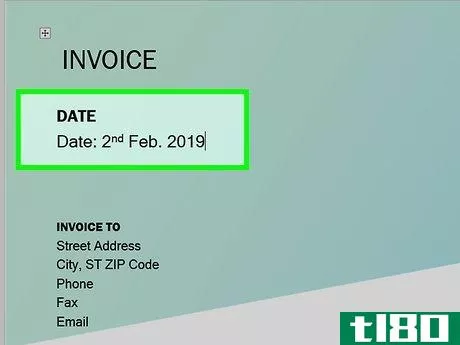 Image titled Make Invoices in Word Step 11