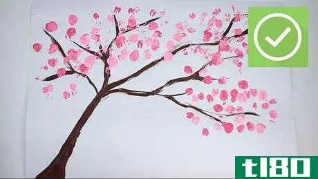 Image titled Make Cherry Blossom Art Using the Bottom of a Soda Bottle Step 11