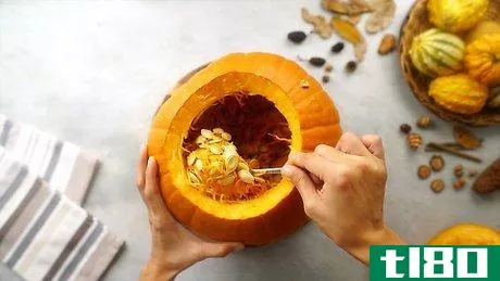 如何直接用南瓜做南瓜派(make pumpkin pie straight from the pumpkin)